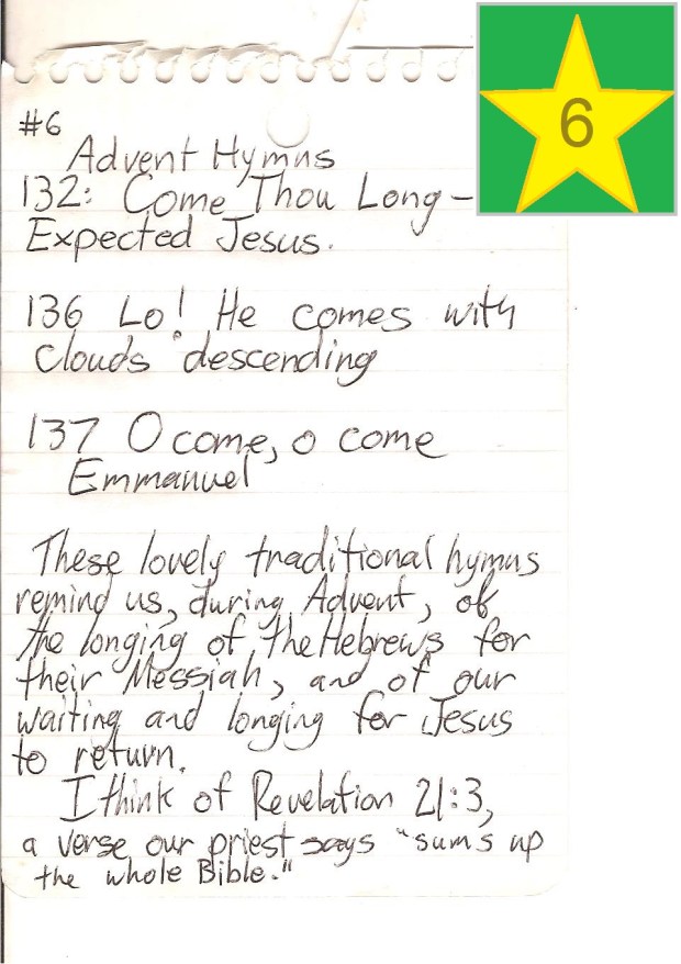 6 advent hymns