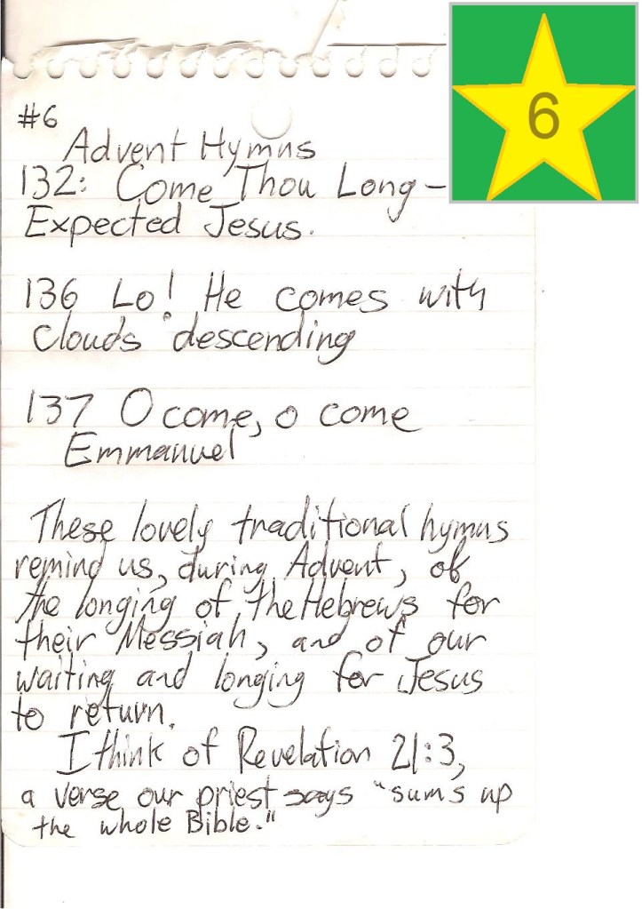 6 advent hymns