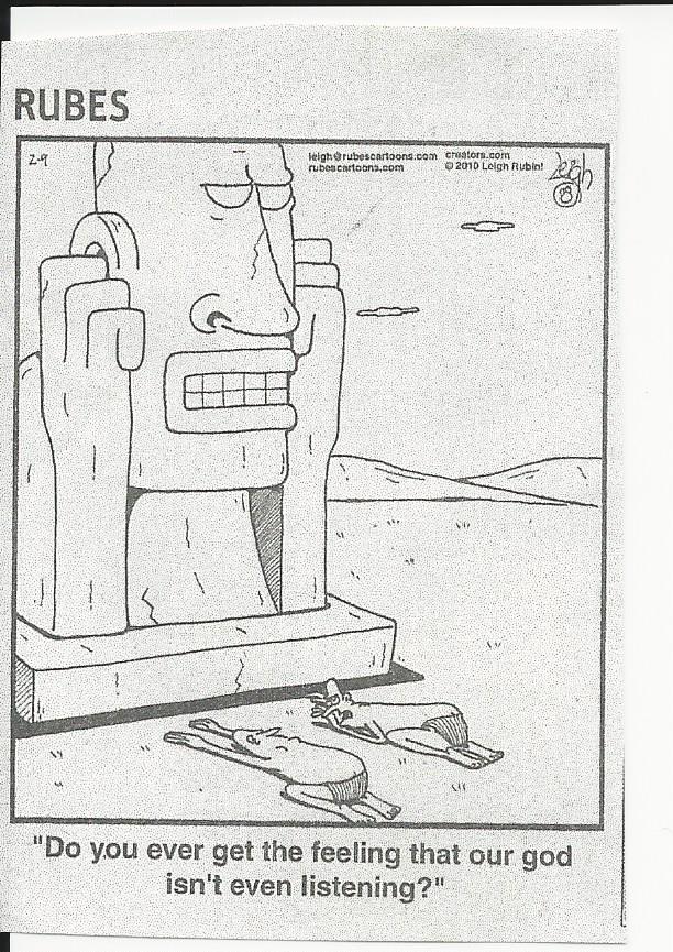 RUBES god not listening
